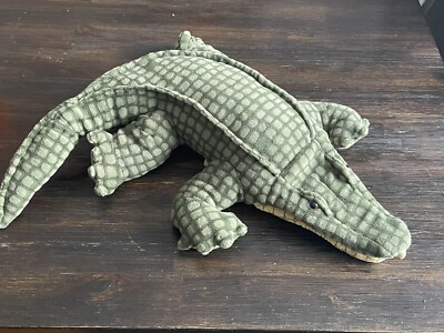 Folkmanis Folktails Furry Folk Full Body Alligator Plush Hand Puppet Reptile 24 