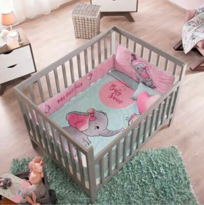 girl nursery crib bedding set