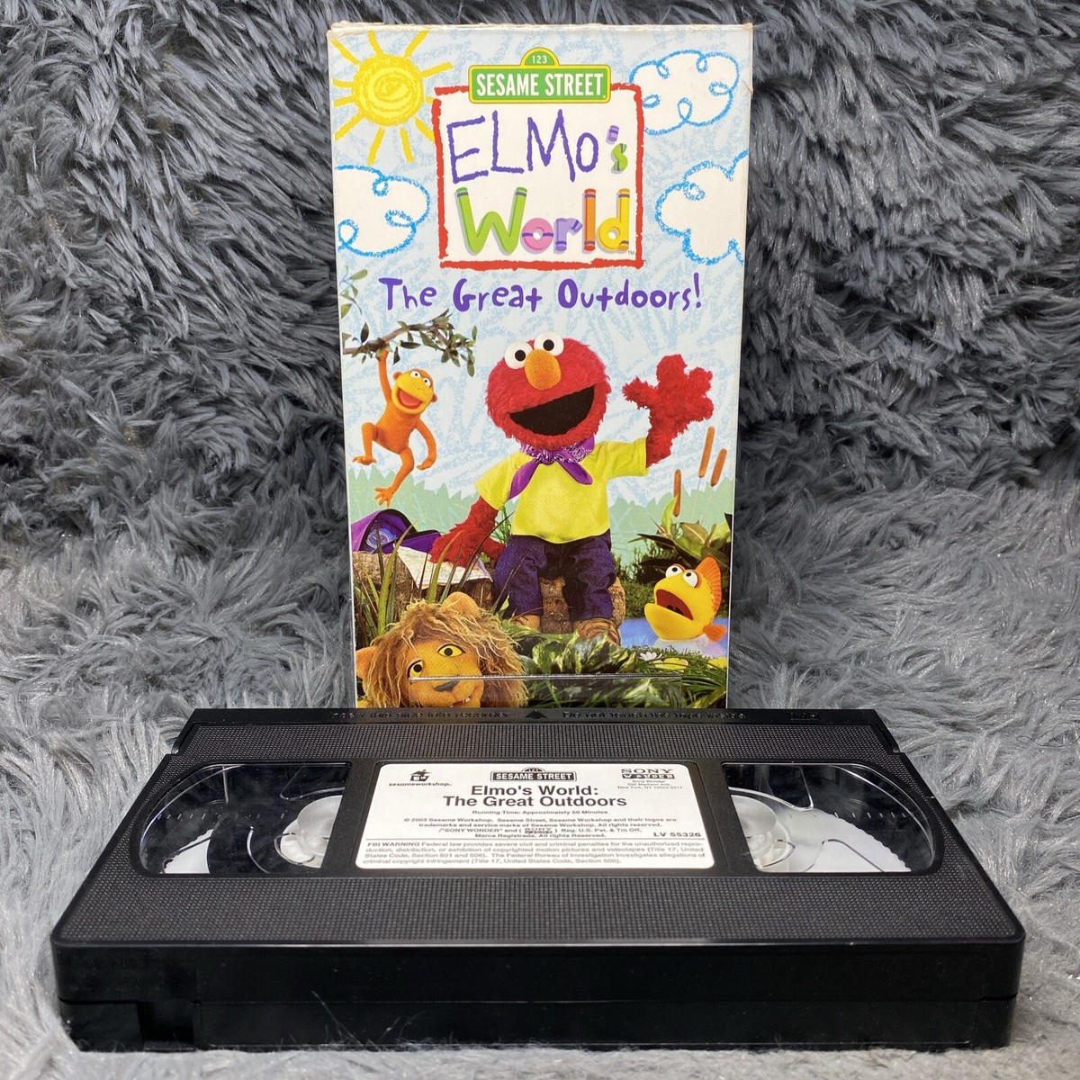 Sesame Street - Elmo's World: The Great Outdoors VHS 2003