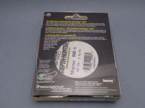 1pk Powerpro Depth Hunter 100% Spectra Fiber Braided Fishing Line 500ft 167yd - Picture 8 of 24