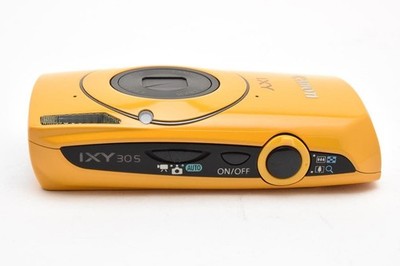 Canon IXY 30S Yellow Compact Digital Camera Tested Working Seller