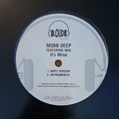 Mobb Deep It s Mine Feat Nas 12  Vinyl Single 1999 Loud Records 44-79265 / EX