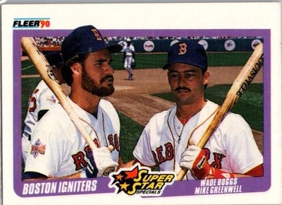 1990 Fleer - Super Star Specials Wade Boggs, Mike Greenwell #632