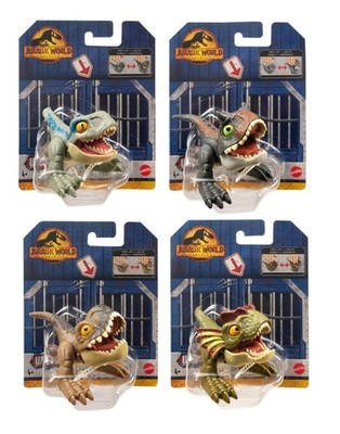 Jurassic World 2023 Wild Pop Ups Uncaged Bundle of 4 Figures HFR10 956A
