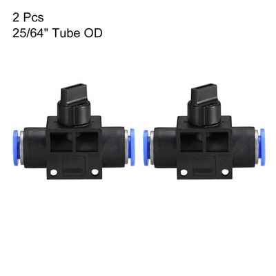 Air Flow Control Valve Connect Fitting, 25/64'' OD  Speed Controller 2 pcs