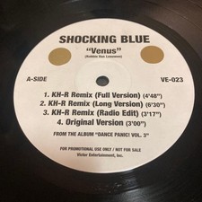 Shocking Blue Venus & Carroll Thompson Flying Vinyl Record Dance Panic Vol. 3