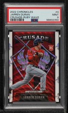 2022 Panini Chronicles Crusade Ruby Wave Prizm /199 Jarren Duran PSA 9 MINT 0e2x
