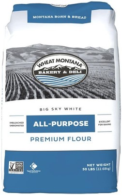 White Flour 50lb All Purpose Bulk Premium Unbleached AP Baking