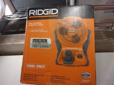 #ad #ad RIDGID 18V HYBRID JOBSITE FAN TOOL ONLY # R860721B .. $70.00