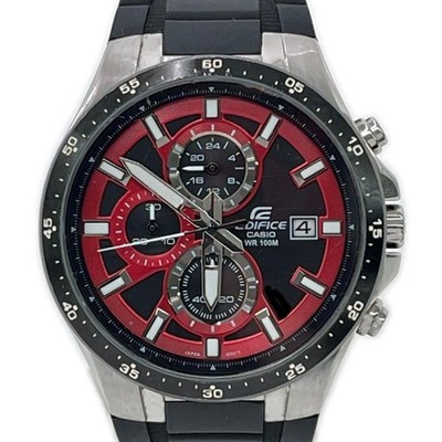 CASIO EDIFICE EFR-519 Quartz Analog Chronograph Men's Watch Used