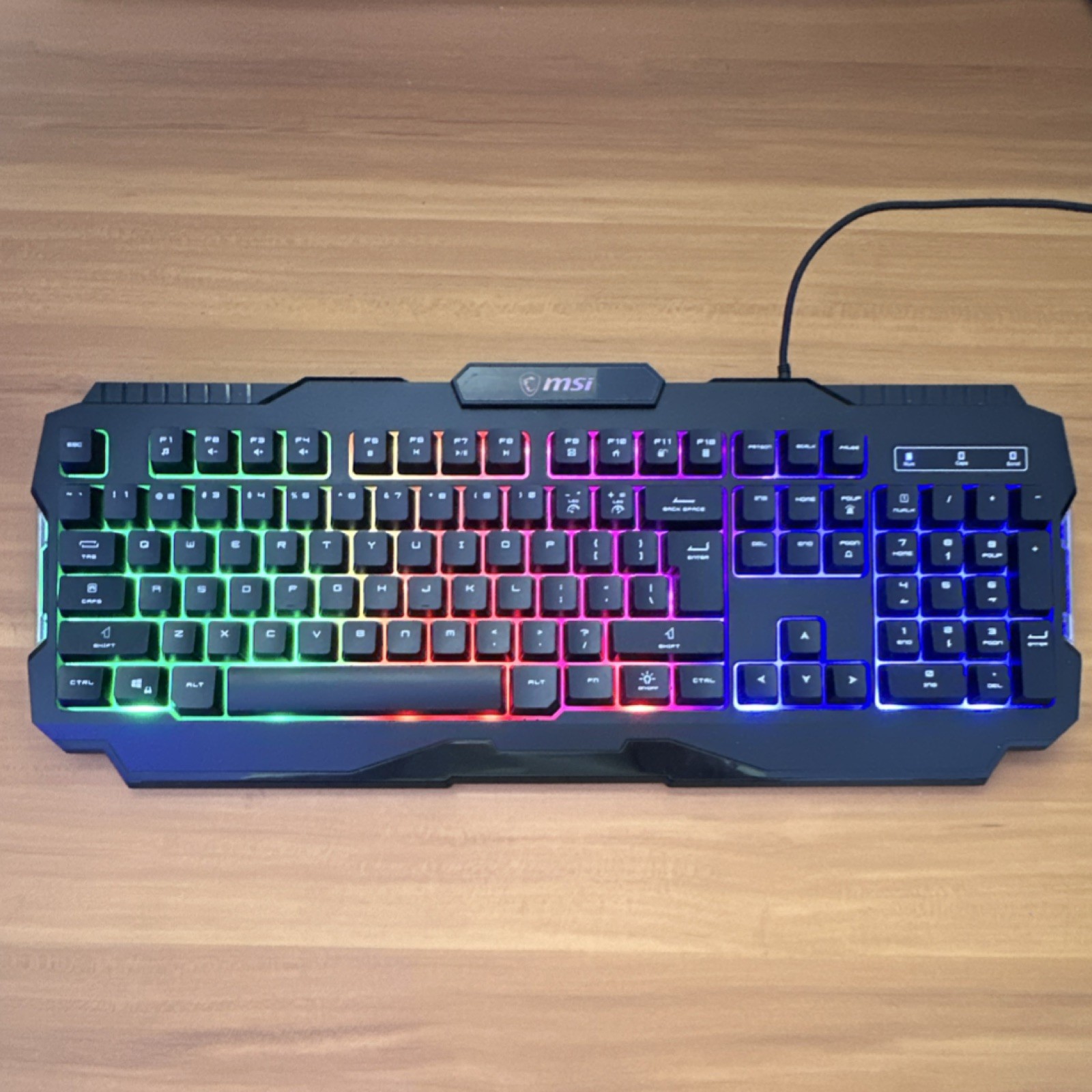 MSI Wired Gaming Keyboard RGB Illuminated Black OS1-XXXX180-809