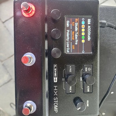 Line 6 HX Stomp Multieffekt Amp/Cab Modeller Gitarrenprozessor USB Audio Interfa