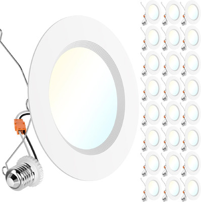 Sunco 24 Pack 6 Inch LED Recessed Light Retrofit, Can Lights for Ceiling, 1700 L