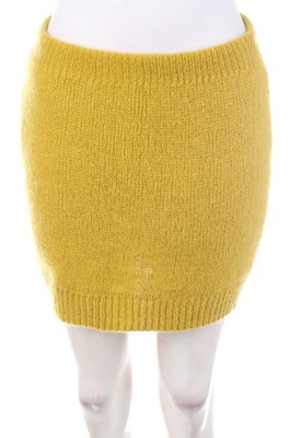 TURNOVER Rock Strickrock Mini Mohair S senfgelb