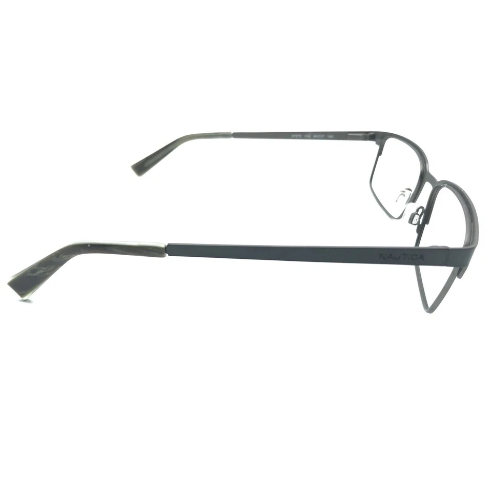 Nautica N7270 314 Gunmetal Black Gray Eyeglasses Frames 54-17 140 Men Women - Image 4 of 4