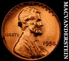 1958 Lincoln Wheat Cent-Choice Gem Brilliant Unc Red No Reserve #i1088