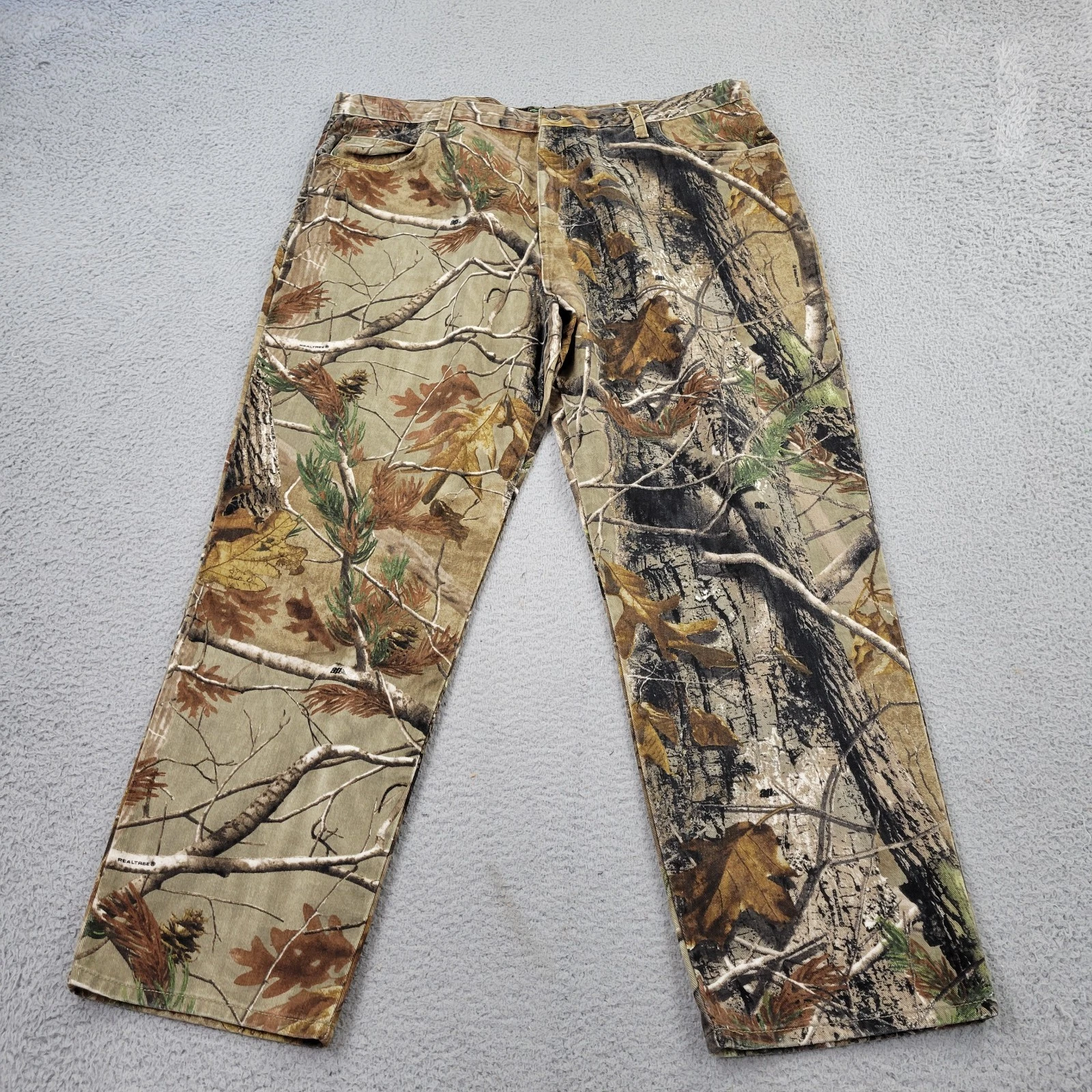 RedHead Jeans Mens 42x30 Brown Realtree Xtra Camo Camouflage meas 42x31