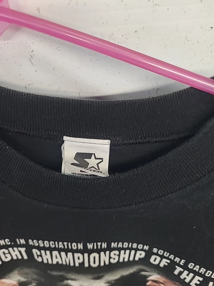 Camiseta de Boxeo Vintage Holyfield Vs Akkrande Madison Square Garden Starter Foto 3 de 4