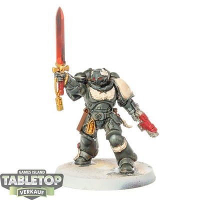 Space Marines - Lieutenant with Power Sword - bemalt