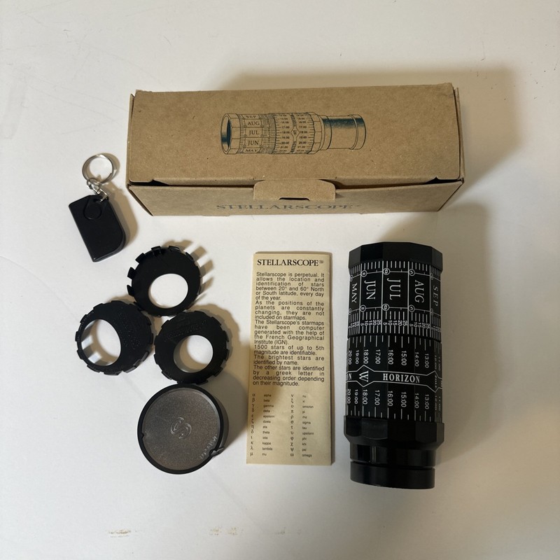 Vintage Stellarscope Hand Held Constellation Star Finder By Sarot France 1989