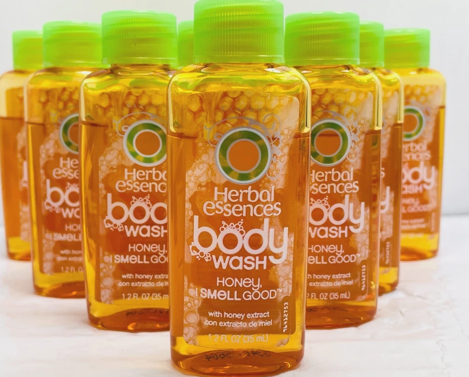 (10) TAMANHO VIAGEM Essências de ervas Mel, SINTO BOM Lavagem Corporal 1,2 fl oz *COMO ESTÁ - Imagem 2 de 4