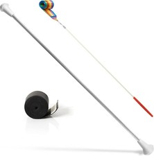 Josimgalo 26 Inch Twirling Baton ? Stainless Steel Shaft Rod for Lighter Feel