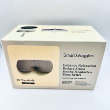 Therabody SmartGoggles Gray TM03348-01 Heated Eye Temple Massager New