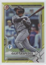 2021 Bowman Draft 1st Edition Yellow Foil 62/75 Yoelqui Cespedes #BD-171 11dm