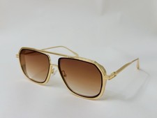 Vintage Aviator Sunglasses Men Women, Oversized Square Gradient Lens, Retro