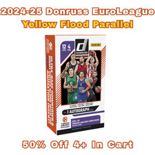 2024-25 Donruss EuroLeague Basketball Yellow Flood Parallel PICK YOUR CARD