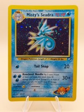 Misty's Seadra (Prerelease) Gym Heroes Holo Rare No. 9/132 Pokemon - 2000 on eBay