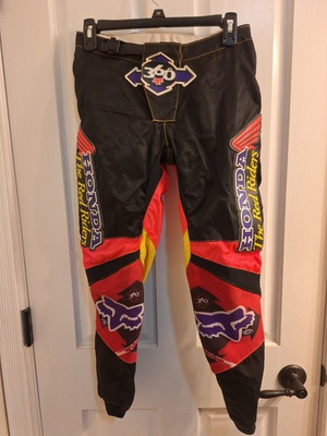 #ad #ad Vintage Mcgrath Fox 360 Honda quot;The Red Ridersquot; Motocross Pants. Youth Size. $59.99