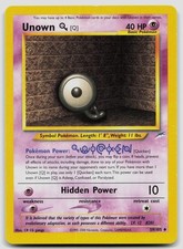UNOWN [Q] 59/105 Uncommon Neo Destiny Pokemon Unlimited MP on eBay