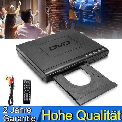 CD DVD Spieler mit USB AV Anschluss & Fernbedienung für TV Player Mehrkanal DE