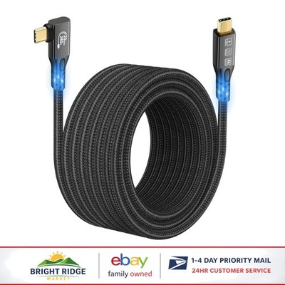 90 Degree USB C Cable 3.2 Gen2x2 for Fast Charging and High Speed Data Transfer