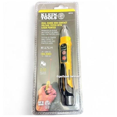 Klein Tools NCVT-5A Voltage Tester, Non-Contact Dual Range Voltage Tester Pen...