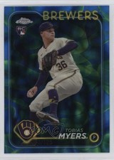 2024 Topps Chrome Update Blue & Green Lava Lamp Refractor /125 Tobias Myers 0ij1