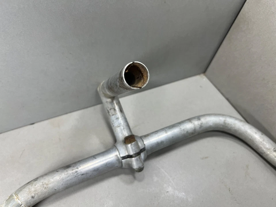 AMBROSIO CHAMPION Manubrio e pipa alluminio Bianchi Campione Del Mondo Legnano - Immagine 4 di 4