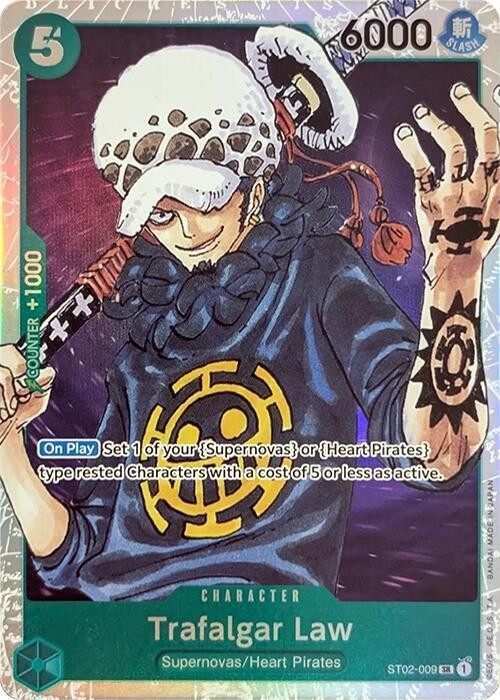 One Piece Trafalgar Law (ST02-009/39) Starter Deck 02 Worst Generation LP FOIL