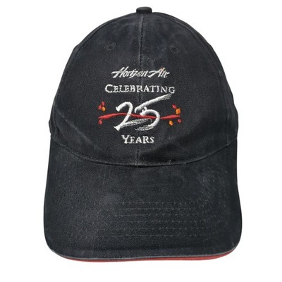 Horizon Air Celebrating 25 Years Strapback Hat Black One Size Outdoor