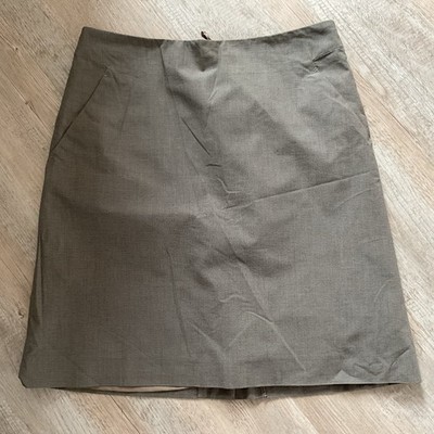 Marc O Polo, Rock, Minirock, Graumeliert, Baumwolle, Gr. 36