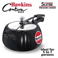 Hawkins Contura Hard Anodised Pressure Cooker Aluminium