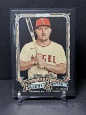 2025 Topps Allen & Ginter X Mike Trout Black #100 Angels 