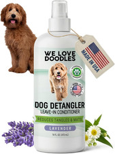 Dog Detangler Spray - Leave-In Conditioner for Dogs - Dog Detangling Spray - Dem