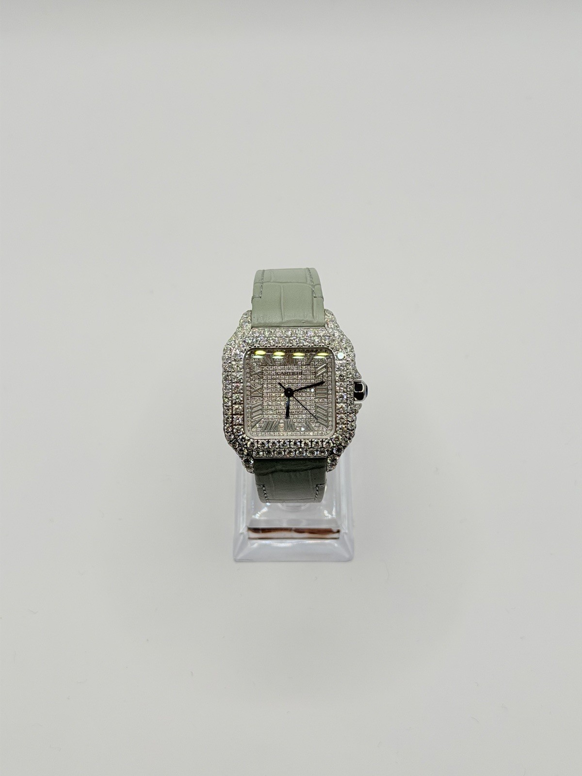Santos De Cartier VVS1 Lab Diamonds