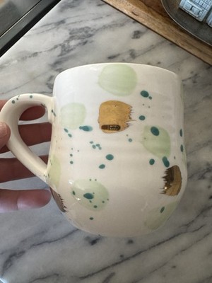 Anthropologie Lindsay Emery Suite One Studio Splatter Glaze Coffee Tea Mug Cup