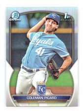 2023 Bowman Draft Chrome #BDC-161 Coleman Picard Refractor 1st Bowman Royals