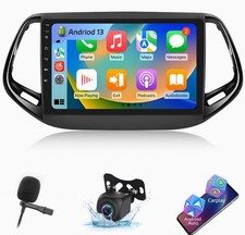 2 64G for Jeep Compass 2017 2018 2019 Android Car Stereo with Wireless Carplay a