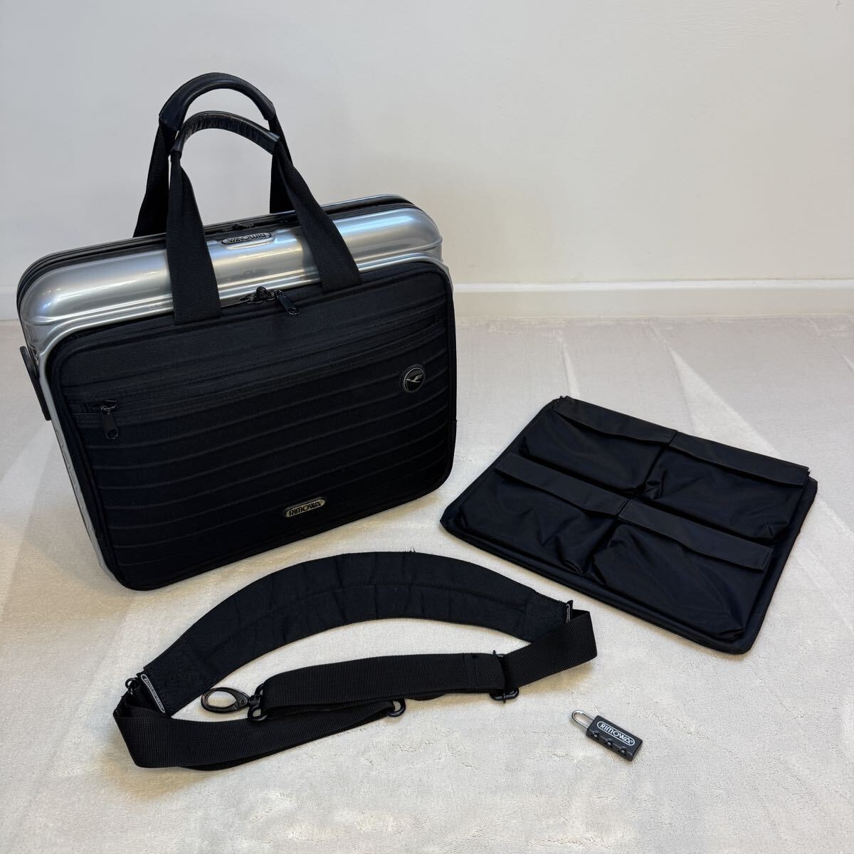 【未使用】RIMOWA Lufthansa ノートブックケース 16L 黒 Rimowa Lufthansa Notebook Case Business Bag 16L Silver | eBay