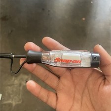 Snap-on Circuit Tester Test Light W Clip 6 In Blackclear Plastic Metal